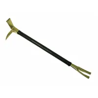 This Halligan-type forcible entry tool features a 30-inch round fiberglass handle for leverage in prying, twisting, and striking tasks. Used by emergency responders to breach doors, windows, and barriers. Does not include a strap