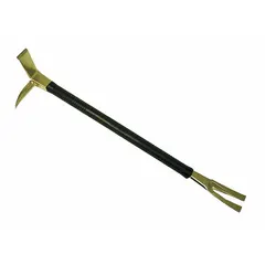 This Halligan-type forcible entry tool features a 30-inch round fiberglass handle for leverage in prying, twisting, and striking tasks. Used by emergency responders to breach doors, windows, and barriers. Does not include a strap.