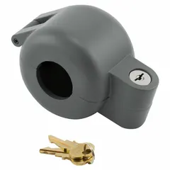 Aluminum office knob lockset with Full Surface Interchangeable Core (FSIC) for quick rekeying without removing the lockset. Designed for standard door prep in interior privacy or locking applications.