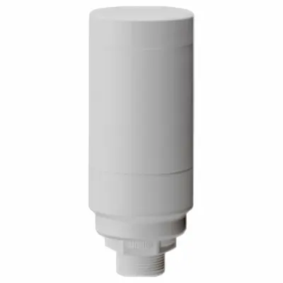 PATLITE Tower Light Assembly: No Sounder Tier, IP65, Direct Wire, 60 mm Overall Dia - Single-Tier Tower Light Assemblies