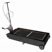 Truck Drain: Cast Iron/Steel, 18 gal Capacity, 7 1/2 in Overall Ht, 49 in Overall Lg, Black (MPN 45CT56)
