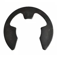 E-ring designed to fit Dayton brand model 1DJN5. Used to secure components on shafts or in grooves in material handling equipment and other industrial machinery