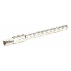 This miniature end brush features crimped stainless steel fill for light-cleaning and precision deburring on stainless steel surfaces. With a 3/16 in diameter and 1/8 in shank, it is suited for accessing tight spots in industrial maintenance, tooling, and fabrication applications.