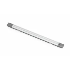 This 4 ft LED linear vapor-tight fixture delivers 6500 lumens at 5000K color temperature with a 50W power consumption. Constructed with a polycarbonate housing and rated IP66, it resists moisture, dust, and impacts. Suitable for demanding indoor and semi-outdoor environments such as parking garages, warehouses, and food processing areas.