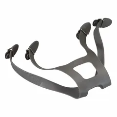 Replacement head harness for 3M Full Facepiece 6000 Series respirators. Provides secure attachment and comfortable fit to maintain proper facepiece seal. Suitable for use in industrial environments requiring respiratory protection.