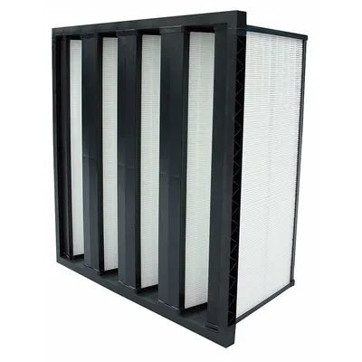 OEM V-Bank Air Filter: 20 in x 24 in x 12 in - MERV 16 V-Bank Air Filters