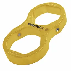 Back-up spanner for holding the hex end of hydraulic cylinders or components stationary during assembly or disassembly. Features a minimum hex capacity of 3 3/4 in and a maximum hex capacity of 3 15/16 in. Suitable for industrial maintenance and heavy equipment repair applications.