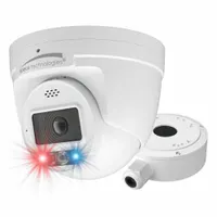 SPECO TECHNOLOGIES IP Camera: Turret, Fixed, 2.8 mm Max Focal Lg, 4MP, RJ45, 113° Max Viewing Angle (MPN O4TDD2)