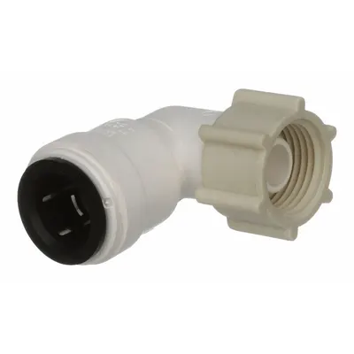 WATTS Polysulfone Push-to-Connect Tube Fitting, 3/8 in OD x 3/4 in OD, Elbow - Polysulfone Push-to-Connect Tube Fittings