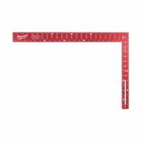 MILWAUKEE TOOL & EQUIPMENT Framing Square: 16 in Base Lg, 16 in x 1 1/2 in, 24 in x 16 in, Anodized (MPN MLSQ024)