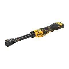 The DEWALT DCF513EB is a brushless cordless ratchet delivering 70 ft-lb of maximum fastening torque and a 250 RPM no-load speed. Designed for fastening and loosening bolts in confined spaces, it is suited for automotive repair, equipment maintenance, and industrial assembly tasks requiring a compact, high-torque tool.