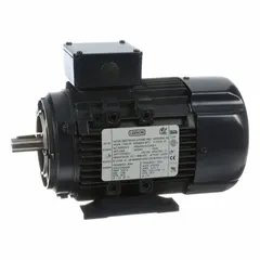 This 1 hp, 3-phase AC motor features a C-Face with rigid base mount and an 80C frame size. The totally enclosed fan-cooled (TEFC) enclosure protects against dust and moisture. It operates at 1785 RPM on 230/460V AC, drawing 3.0/1.5 A. Suitable for general-purpose industrial applications such as pumps, fans, conveyors, and machine tools.