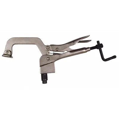 BUILDPRO Table Mount Clamp: 5 3/4 in Throat Dp, 5 1/2 in Jaw Opening (Max) - Locking Clamps