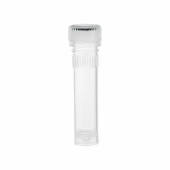 Microcentrifuge Tube, Polypropylene, 2 mL, Square Bottom, with O-Ring Closure, Colorless
