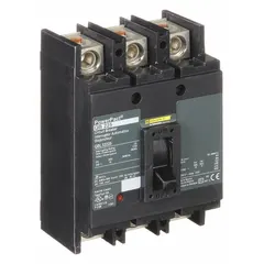 Three-pole molded case circuit breaker rated 225 A with a maximum interrupting rating of 10 kA at 240 V AC. Features fixed instantaneous trip, ABC phase connection, and line/load lug terminals. Suitable for overcurrent protection in electrical distribution panels, motor control centers, and branch circuits in three-phase power systems.