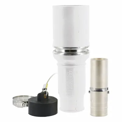 LEVITON Single Pole Inline: Female, White, 1000V AC, 1,009 A, Crimp Tube Termination - Plugs with Crimp Tube Terminations