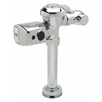 ZURN Automatic Flush Valve: AquaVantage, 1.6 gpf Gallons per Flush, Battery - Toilet Automatic Flush Valves