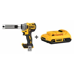This bare-tool cable stripper is designed for stripping THHN/XHHW copper and aluminum cable up to 900 kcmil. It features a belt clip for portability and is compatible with the 20V MAX* battery system. Suitable for wire preparation in commercial, industrial, and utility applications.