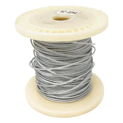 BIRD BARRIER Netting Perimeter Cable: Netting Perimeter Cable, Galvanized Steel, Silver - Bird Control Netting Accessories
