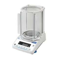 The A&D WEIGHING FZ-254 is an analytical lab balance with 0.0001 g readability and repeatability, suitable for precise mass measurement in laboratory environments. It features an LCD display and an ABS housing. Typical applications include chemical analysis, pharmaceutical formulation, and material testing.