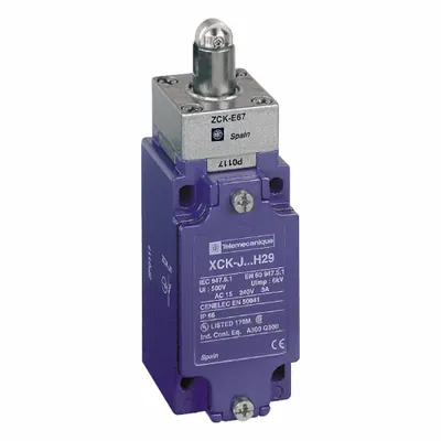 TELEMECANIQUE SENSORS XCKJ167H7 Top-Mount Roller-Plunger Limit Switch - Top-Mount Roller-Plunger Limit Switches