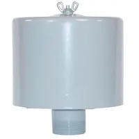 SOLBERG Filter Silencer: 1 1/2 in (M)NPT Inlet Size, 85 cfm, 6.62 in Overall Ht, 6 in Outside Dia (MPN F-19P-150)