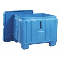 Insulated Shipping Container: 37 in x 41 in x 29 in, 3 in Insert Wall Thick, Urethane Foam, Blue (MPN HR27P3)
