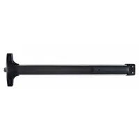 This DETEX rim-type exit device features a touchbar style and is constructed from aluminum. It is ADA compliant and designed for doors up to 36 inches wide. Suitable for use in commercial and industrial facilities requiring reliable push-bar egress