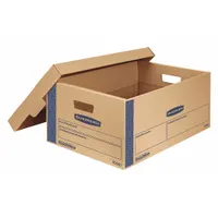 Moving Box: 24 in x 15 in x 10 in, 32 ECT, Double Wall, 8 PK (MPN 0066001)