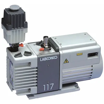 LABCONCO Vacuum Pump: 450 W_550 W, 1 Phase, 115V AC, 4.1 cfm Free Air Displacement - Lubricated Rotary Vane Vacuum Pumps