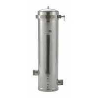 3M AQUA-PURE Water Filter Housing: 2 in, NPT, Male, 39 1/2 in Overall Ht, 12 in Overall Dia, Silver (MPN 4808715)