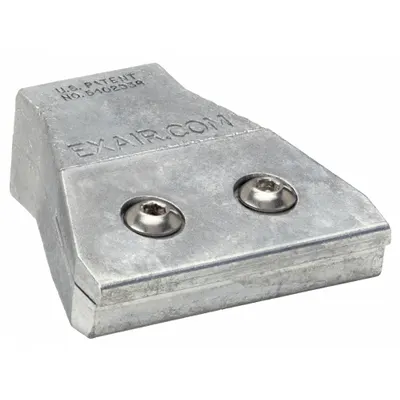 EXAIR 1122 Flat Air Gun Nozzle, Aluminum/Zinc, 2 1/16 in Extension - Exair Air Gun Nozzles