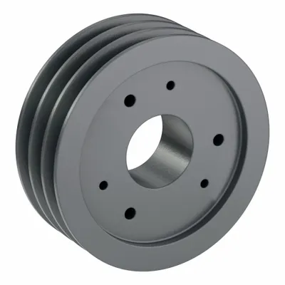 OEM V-Belt Pulley: C95 - Bushed-Bore Cast-Iron V-Belt Pulleys