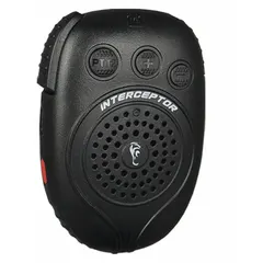 Bluetooth-compatible speaker microphone for use with Bluetooth-enabled radios. Features Push To Talk capability, 3.5 mm jack, and IP66 rating for dust and water resistance. Black finish with 0-inch cord.