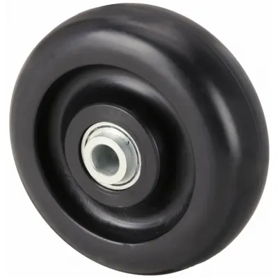 OEM Caster Wheel: 3 1/2 in Wheel Dia - Polyolefin Tread Wheels