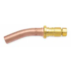 Size 2 gouging tip for handheld torches, designed for use with propane and natural gas. Suitable for metal removal, groove cutting, and weld joint preparation in fabrication and maintenance tasks.