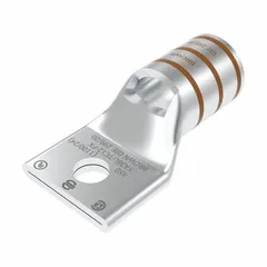 One-hole compression lug for terminating 500 kcmil stranded copper wire to a 1/2 in stud. Suitable for use in switchgear, panelboards, and heavy machinery. RoHS compliant.