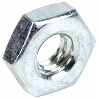 OEM replacement hex nut for APW Wyott ovens and commercial cooking equipment. Used for secure fastening of components in high-heat environments. Meets original equipment specifications