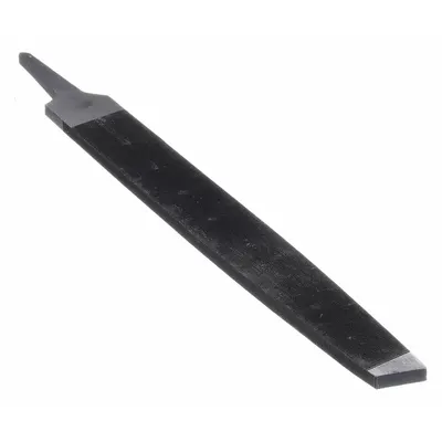 WESTWARD Mill File: Rectangular, Bastard Cut, 8 in Lg without Tang, 13/16 in Wd - Tapered Single-Cut Rectangular Files
