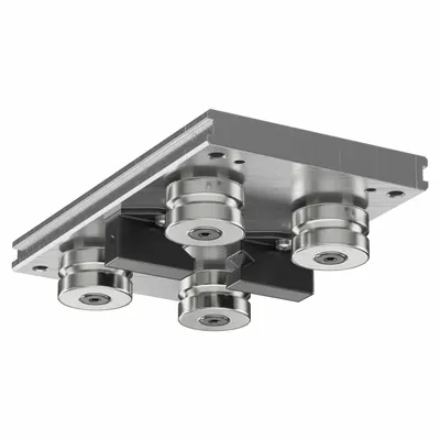 HEPCOMOTION GV3 Standard Carriage for 25 mm Rail, MPN AU2525L135LBDR - HepcoMotion GV3 Roller Carriages