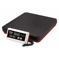 This bench scale features a 12 1/4 in x 12 1/4 in steel weighing surface and a remote indicator for flexible placement. It offers 1 oz readability and is not IP rated. Suitable for weighing parts, ingredients, or materials in industrial and commercial settings