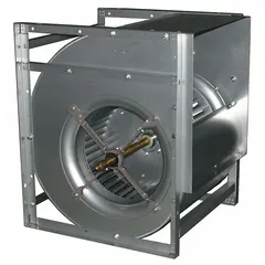 This Dayton blower features a 19 3/4 in wheel diameter and is configured for direct-drive operation without a drive pack. It offers both clockwise and counterclockwise rotation, suitable for general air movement, ventilation, and exhaust applications in HVAC and industrial systems.