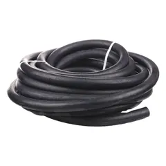 This EPDM bulk steam hose is designed for transferring steam in industrial applications such as plant maintenance, process heating, and cleaning systems. It features a 1 in inside diameter, 50 ft length, and operates at temperatures from 0° to 450°F with a maximum pressure of 250 psi. The black EPDM cover provides resistance to heat and weathering.
