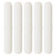 Octagonal stir bar made of Alnico for strong magnetic coupling. Measures 51 mm in length and 8 mm in diameter. White in color and autoclavable for sterile laboratory mixing applications.