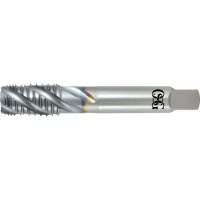 OSG Pipe Tap: 1"-11.5 NPTF, 4 Flute, Interrupted Thread, V Coated Cobalt (MPN 1657108008) - Interrupted-Thread Spiral-Flute Pipe Taps