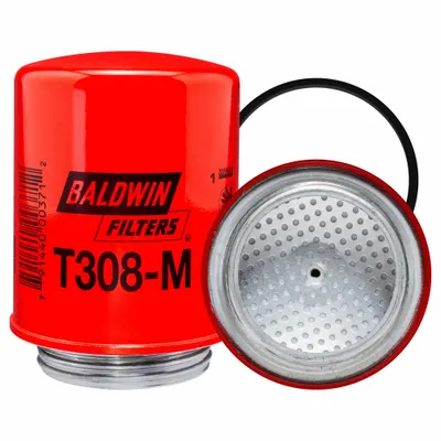 BALDWIN FILTERS Oil Filter: T308-M, 2 3/4"-5 1/2 Thread Size, 4 7/8 in Overall Ht, Oil - Spin-On Oil Filters with Male Head