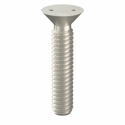 TAMPER-PRUF SCREW Tamper Resistant Screw: 1/4"-20 Thread Size, 1 1/4 in Lg, Stainless Steel - Flat Head Tamper-Resistant Machine Screws