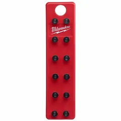 This crimping die holder accommodates industry standard dies and W dies. It is used in electrical, construction, and utility applications for securing dies during crimping operations.