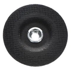 Type 27 general purpose combination wheel for cutting and grinding on pipelines. Constructed with aluminum oxide abrasive, 24 grit, and A24R bond. Size 6" diameter, 1/8" thickness, 5/8"-11 arbor. Suitable for weld preparation, beveling, and removing excess material on metal surfaces.