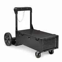 MILLER ELECTRIC Running Gear and Cylinder Rack: For 7 in Max Cylinder Dia, Caster, 2 Shelves (MPN 301449)